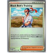 2025 Prismatic Evolutions Black Belt's Training Pokeball #99/131 Reverse Holo Trading Card