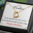 thumbnail image 5 of To Mom Birthday Message Beautiful Lady Mom Forever Necklace w Message Card, 5 of 20