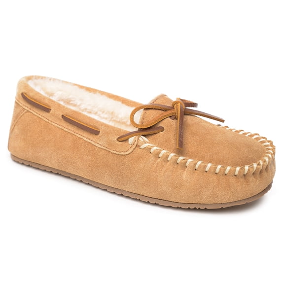 Minnetonka Women's Comfy Moccasin, Cinnamon, Size 5