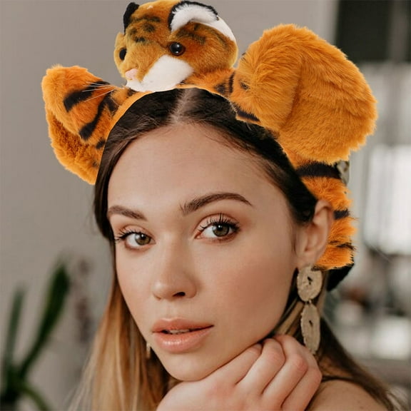 YUYUETIME Animal Ears Headband for Girls and Themed Events 2Pcs 9.6x7.9x0.5In