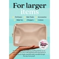 thumbnail image 3 of Bolsa de cosméticos Embla Clear Make Clear PVC Sand, 3 of 6
