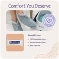 thumbnail image 2 of Therabath Disposable Mitt and Boot Liners, for Arthritis and Skin Therapy, Paraffin Wax Liners for Hands and Feet, Use with Insulated Mitts and Boots, Home and Spa, Made in the USA, 100 Count, 2 of 8