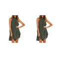 thumbnail image 2 of Minnieouse Vestido de tiras Traje de verano con cuello halter Exquisito Lavable Al aire libre Elegancia Diseño elegante Vestidos sin mangas Type12 NO12, 2 of 6