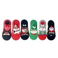 thumbnail image 4 of Christmas Socks Unisex Festive Cartoon Holiday Cozy Mid Calf Socks Winter with Patterns Ideal Family Comfortable Men Womens Crew Socks Red, 4 of 8