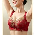 thumbnail image 4 of Gytharion Women Soild Color Bras Push-Up Adjustable Straps Wireless Bras Lace Breathable Underwear Bras,32A/B-40A/B, 4 of 6