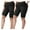 Black, variant on dazeni 2 Pack Plus Size Biker Shorts for Women(1X-5X)-High Waisted Non-See Through Workout Super Soft Yoga Shorts Casual Basic Elastic Waisted Shorts