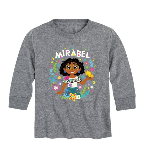 Disney's Encanto - Mirabel Floral Butterflies - Toddler And Youth Long Sleeve Graphic T-Shirt