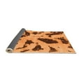 thumbnail image 2 of Ahgly Company Indoor Rectangle Abstract Orange Modern Area Rugs, 3' x 5', 2 of 4