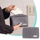 thumbnail image 1 of Bolsa de Libreta de Algodón de Nylon Azul Organizador Digital para Billetes de Viaje ID Almacenamiento Cosmético 18x11.5x5.5cm 1 Ud, 1 of 5