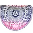 thumbnail image 1 of Nappe Ronde Fader Color Tippet; Nappe Ronde; Tapis Serviette de Plage d'Été Tapis de Yoga Rond, 1 of 2