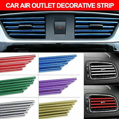 

10-20 Car Air Conditioner Air Outlet Decoration Strip Cover Interior Accessories
