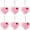 Plush Heart: Pink 6Pcs, variant on Tupukom Valentines Day Decorations Clearance Felt Heart Garland Banner Valentines Banner | Anniversary Wedding Birthday Party Decorations | Outdoor Home Hanging Valentine's Day Decor