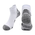 thumbnail image 2 of ZACPNCV Kids Low Cut Sports Socks Cushioned Non-Slip Comfort Running Socks Breathable Moisture-Wicking Mesh Workout Ankle Socks B-White, 2 of 5