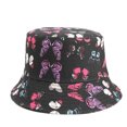 thumbnail image 2 of Mujeres y hombres al aire libre patrón de impresión de mariposa sombrero sombrero de pescador gorra para el sol Fridja  nalpqowj976, 2 of 6