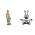 thumbnail image 1 of Estatua De La Santísima Virgen María, Figura De La Señora De Lutero, Bandeja Decorativa De Cerámica Para Joyas, Organizador Para Tocador, Entrada De Boda, Dormitorio, Oficina, 1 of 8