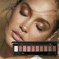 thumbnail image 4 of FOCALLURE Nude 10-shade Eyeshadow Palette,Smooth Mineral Eyeshadow Pigment,Easy to Create Variety of Eye Shadow Look with Double Edge Brush,Long Lasting Professional Eyeshadow Makeup, 4 of 7
