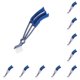 thumbnail image 3 of Cepillo de limpieza de microfibra de doble Billuyoard para persianas y ventanas Azul 10Conjunto, 3 of 6