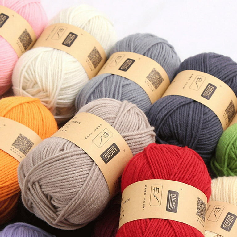 Knitting Yarn Acrylic Knitting Wool Yarn Craft Multi NICE Colours SALE J8F9