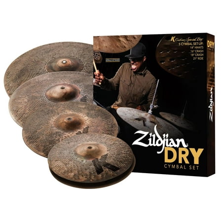 Zildjian K Custom Dry Cymbal Set The K Custom Dry Cymbal Set features cymbals from Zildjian s popular K Custom Special Dry Collection  and is the perfect setup for any drummer who is looking for raw  earthy cymbals that deliver a dry  funky sound with a quick  fast attack and lots of dirt. All Zildjian cymbals are made in the U.S.A. in Norwell  MA. Features: Raw  Earthy Look Dry Sound with Fast Attack K Custom Cymbals (14  Special Dry Hi-Hats  16  and 18  Dry Crashes  21  Dry Ride) Made in Norwell  MA  U.S.A. Cases Not Included Get your Zildjian K Custom Dry Cymbal Set today at the guaranteed lowest price from Sam Ash with our 45-day return and 60-day price protection policy.