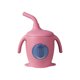 thumbnail image 1 of Vaso de silicona con pajita para niños, vaso de aprendizaje para bebés con asa, vaso de agua infantil de grado alimenticio, vaso de agua, 1 of 5