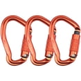thumbnail image 1 of Yeacher 3pcs Carabiner Locks with Automatic Locking Gate 23KN Heavy Duty Aluminum Alloy Carabiner Clips for Hammocks Camping Hiking Backpacking, 1 of 7