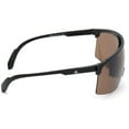 thumbnail image 4 of Adidas Men Sunglasses Sp0005 01E Black/Brown Mirrored Photochromic Shield 00 135, 4 of 5