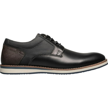 

Men s Nunn Bush Circuit Plain Toe Oxford Walking Shoes Black Multi 84889-009