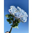 thumbnail image 1 of Dos ramos de 16 tallos cada uno (8 cabezas de rosas barrocas), rosas artificiales, decoración floral for bodas., 1 of 2