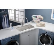 Elkay Celebrity Stainless Steel 15 x 15 x 6-1/8, Single Bowl Drop-in Bar Sink