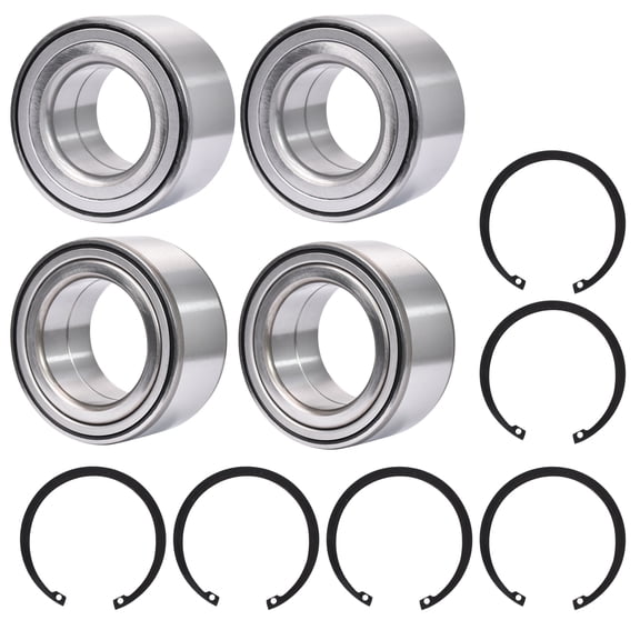 Max Motosports 4PCS Front & Rear Wheel Bearings Kits for Polaris Ranger 500 570 700 800 900 1000