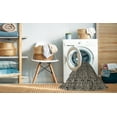 thumbnail image 2 of Ahgly Company Machine Washable Indoor Rectangle Abstract Sand Brown Area Rugs, 5' x 7', 2 of 7
