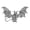 A, variant on Gothic Bat Brooch Pin Vintage Metal Jewelry For Outfit Decoration Gift