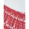 thumbnail image 5 of Family Matching Christmas Pajamas Long Sleeve Crewneck Reindeer Print Holiday Sleepwear Loungewear, 5 of 9