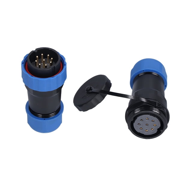 SP28 IP68 Waterproof Connector, Solid Pin Stable Connection Aviation Plug Socket Oxidation Resistance For Electronic Equipment 9 Pin,10 Pin,12 Pin,14 Pin,16 Pin