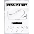 thumbnail image 2 of 170 Sets Hypoallergenic Ear Wires Stainless Steel Earring Hooks French Earring Hooks, 2 of 3