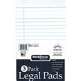 thumbnail image 2 of WorkForce Basic 3-Pack White Legal Pad, 50 Pages, 5" x 8", 2 of 2