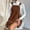 Coffee, variant on Corduroy Overall Dress for Women Straps Casual Fashion Overalls Short Dresses with Pockets