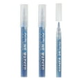 thumbnail image 1 of Metallic Marker Pens, 3 Pack Paint Pens Small Point Colored Markers Art Marker Pen, Blue Silver, 1 of 6