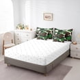 thumbnail image 4 of YST 7Pcs Camouflage Theme Comforter Set, Army Green Polyester Bed in a Bag, Full Size (7 Count), 4 of 5