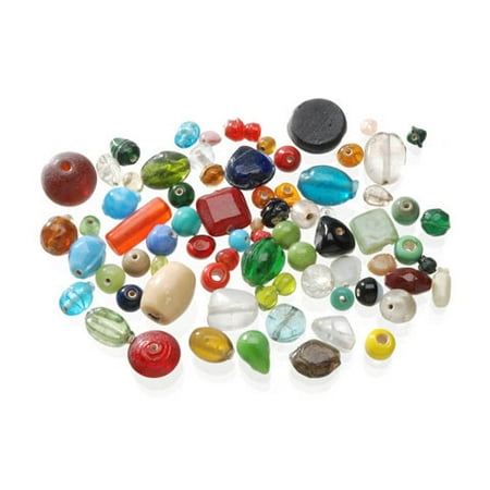 - Glass Beads: Assorted Colors and Sizes