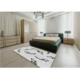 thumbnail image 5 of Ahgly Company Machine Washable Indoor Square Transitional Platinum Gray Area Rugs, 4' Square, 5 of 7
