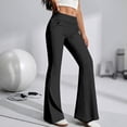 thumbnail image 2 of Wide Leg Yoga Pants For Women Lightweight Pants Women Workout Pants Women High Waisted Pants for Women Ankle Pants For Women Summer Work Trousers Casual Sweatpants Casual Pants For Women, 2 of 6