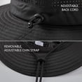 thumbnail image 5 of Chapeau Bob de Pêche Résistant à l'Eau avec Maille Perforée au Laser Ajustable pour Hommes Femmes Randonnée en Plein Air, 5 of 5