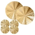 thumbnail image 4 of YEAHIBABY 6Pcs Luxurious Gold Metal Circle Wall Art Accent Decor for Living Room Walls, 4 of 6