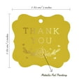 thumbnail image 7 of Inkdotpot Pack Of 50 Thank You Bridal Shower Paper Tags DIY Craft Bracket Shape Real Gold Foil Hang Tags, 7 of 7