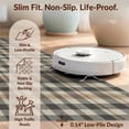 thumbnail image 6 of Design&I 3'x5' Washable Accent Rug Pet Friendly & Non-Slip Built-In Grip Fall Gingham Doormat Checkered Layout Harvest Stripe Border Door for Bedroom, Walk-in Closet, 6 of 7