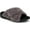 Charcoal Fur, variant on Women's Relax II Slides Slippers Black Fabric 1 12M