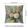 thumbnail image 4 of BANET Leaf Pillow Covers Pink Flower Decorative Pillow Cases Square Cushion Covers Home Decor For Porch Couch Outdoor Set of 2 22x22in, 4 of 7