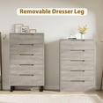 thumbnail image 5 of Modern 5 Drawer Dresser, Dressers for Bedroom, Tall Chest of Drawers Closet Dresser Storage Dresser for Living Room, Hallway, Entryway, 5 of 7