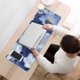 thumbnail image 3 of Long Mouse Pads for Desk,Pioneer Flower Floral Print Pattern Desk Mats on Top Of Desks, Desk Mouse Pad Extra Large with 3mm Non-Slip Base and Stitched Edge for Gaming,Office,Work,Home 31.5"x11.8", 3 of 6